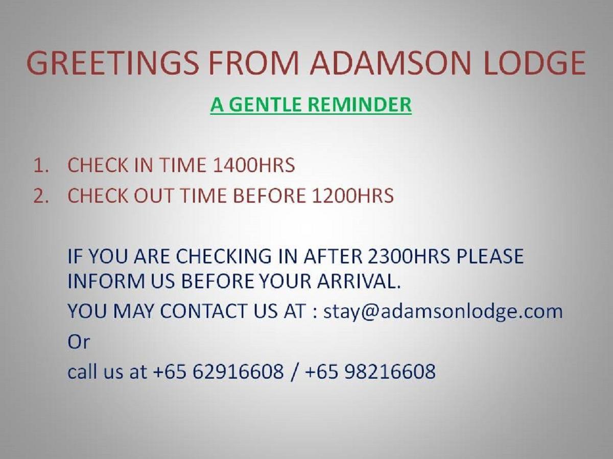 Adamson Lodge Singapur Dış mekan fotoğraf